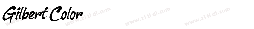 Gilbert Color字体转换
